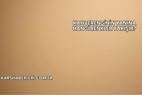Kahverenginin Yanına Hangi Renkler Yakışır?