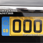 Özel Plaka Çıkarma Maliyeti 2025
