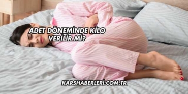 Adet Döneminde Kilo Verilir mi?