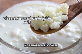 Diyette Meyveli Kefir İçilir mi?