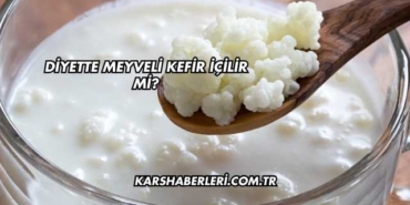 Diyette Meyveli Kefir İçilir mi?