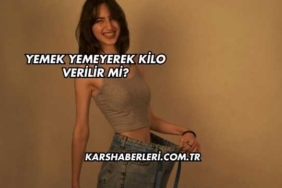 Yemek Yemeyerek Kilo Verilir mi?